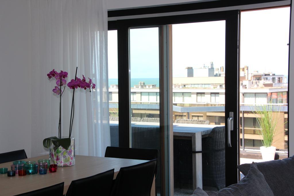 Appartement Duplex Penthouse Plaza à La Panne Chambre photo