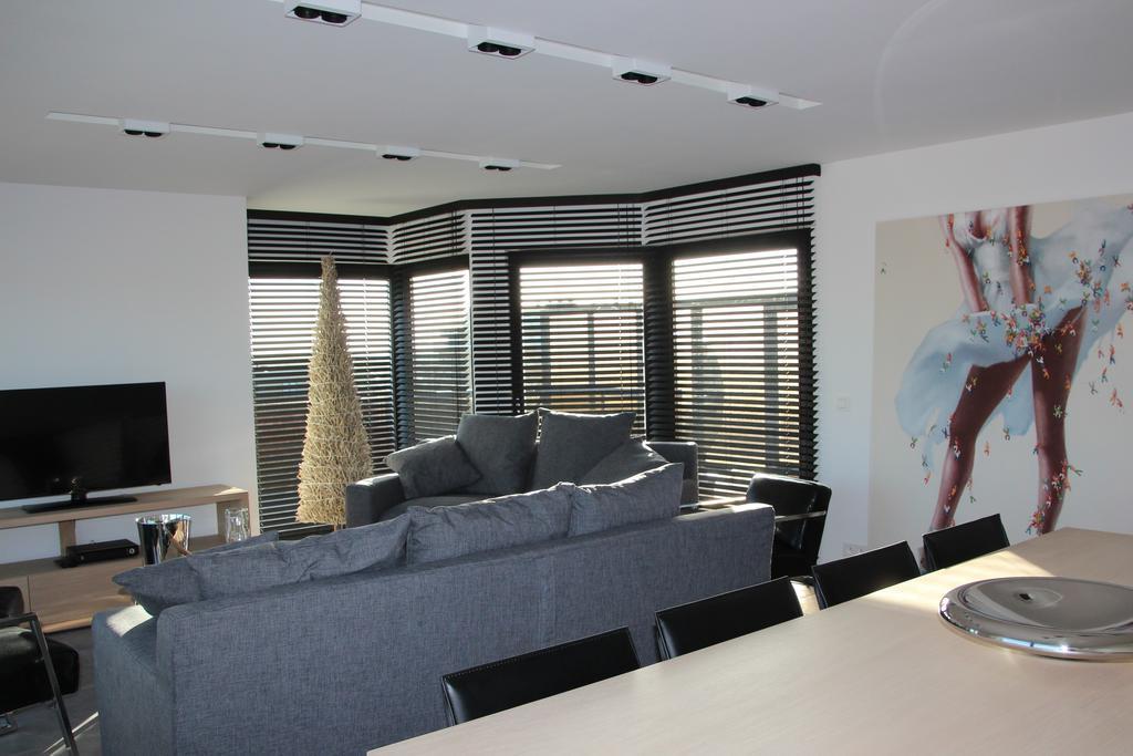 Appartement Duplex Penthouse Plaza à La Panne Chambre photo
